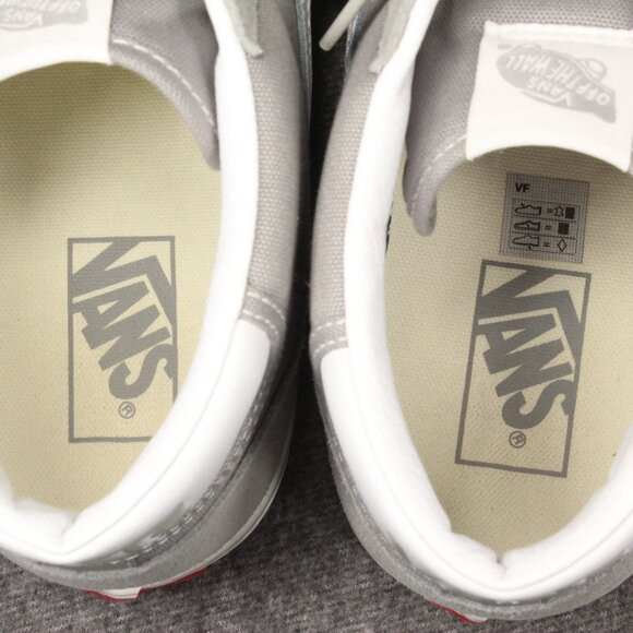 Vans Mid Skool 37 LX Vault OG Shoes Sneakers Gray and White Men's Size 12 - Picture 11 of 12